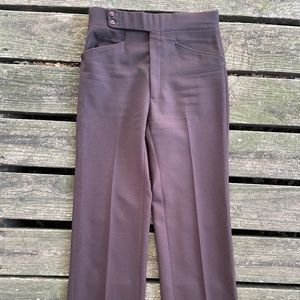 70s Vintage Haggard Polyester Pants Sz 30in Disco